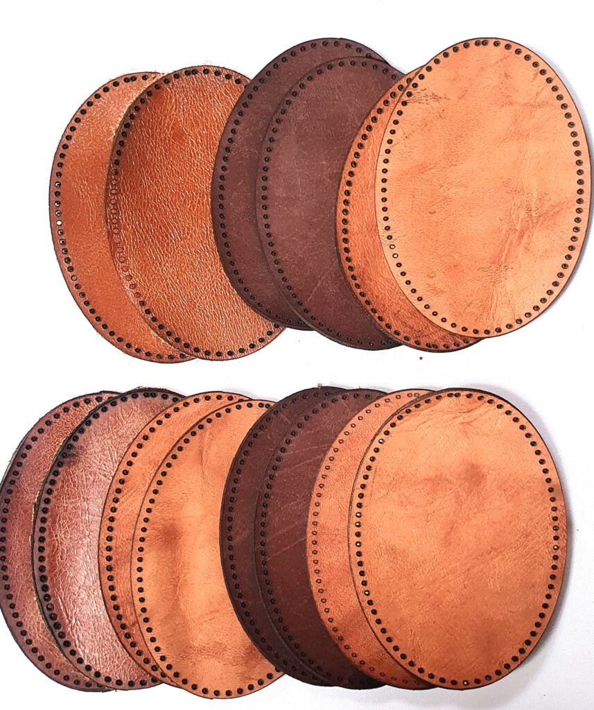 Parches de cuero artesanales